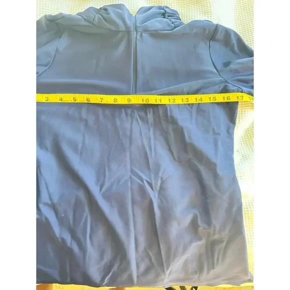 Jude Connally Womens 1/4 Zip Pullover Navy Blue preppy tenniscore SIZE S - Picture 3 of 8